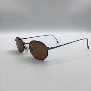 Revo Polarized Brown Lens Metal Frame Sunglasses Lightweight Classic Style